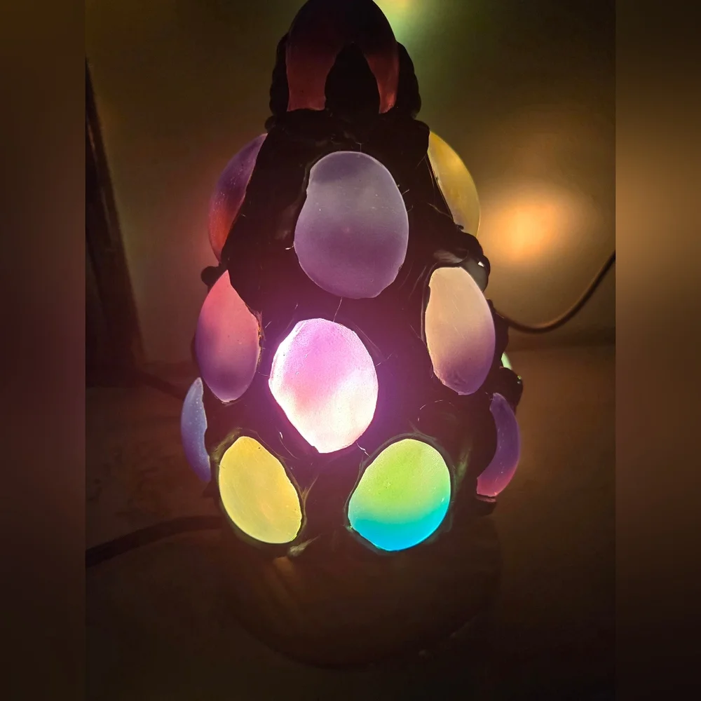 Colorful Egg-Tree Table Lamp - Picture 2 of 6